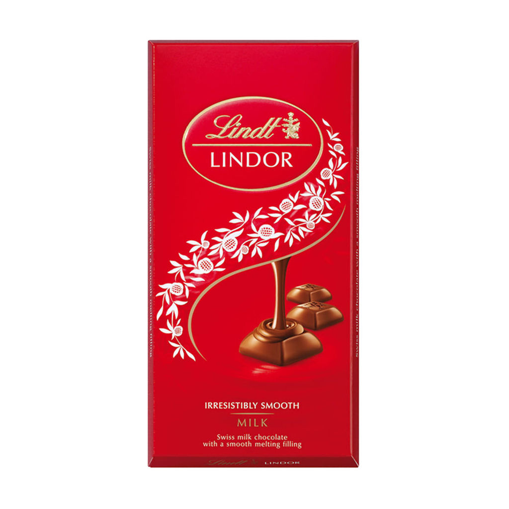 CHOCOLATE LINDT LINDOR MILK X 100 GR