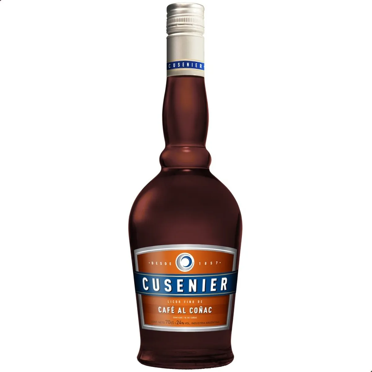 LICOR CUSENIER CAFE AL COGNAC X 700 CC