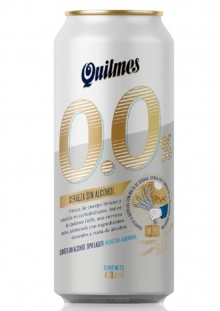 CERVEZA QUILMES 0% SIN ALCOHOL X 473 CC