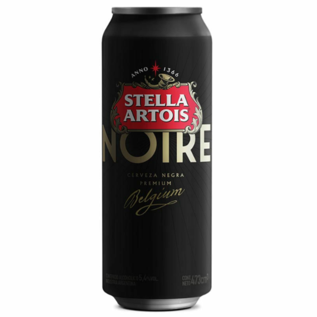 CERVEZA STELLA ARTOIS NOIRE X 473 CC