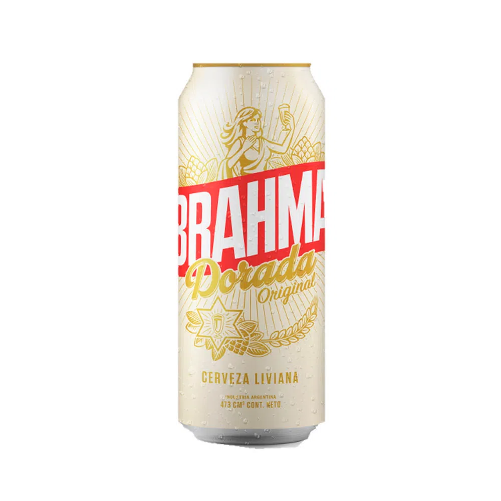 CERVEZA BRAHMA DORADA X 473 CC