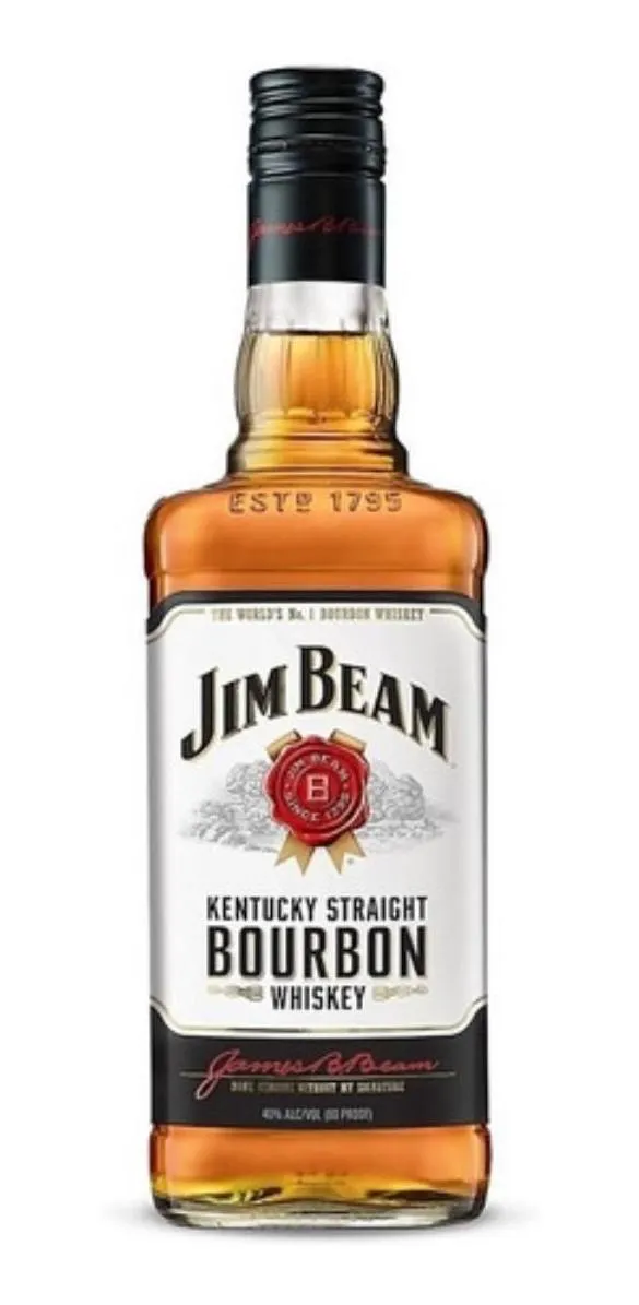 WHISKEY BOURBON JIM BEAM WHITE X 750 CC