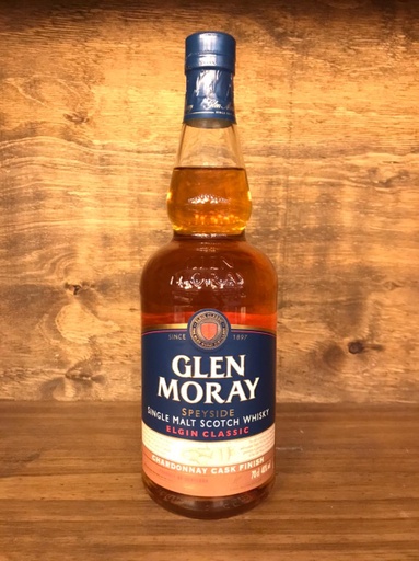 WHISKY SCOTCH SINGLE MALT GLEN MORAY CLASSIC CHARDONNAY X 700