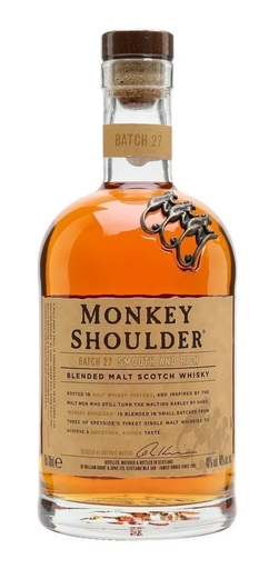 WHISKY SCOTCH BLEND MONKEY SHOULDER X 700 CC