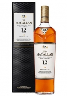 WHISKY SCOTCH SINGLE MALT MACALLAN SHERRY OAK 12 AÑOS X 700