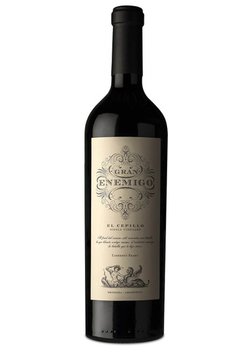 EL GRAN ENEMIGO CEPILLO CABERNET FRANC 2018 X 750 CC