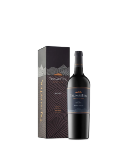 ESTUCHE TRUMPETER MALBEC X 1 X 750 CC